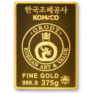 한국조폐공사 오롯골드바 375g